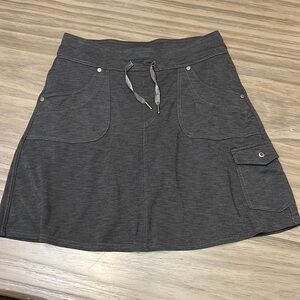 KUHL SKORT CHARCOAL GRAY SIZE XS